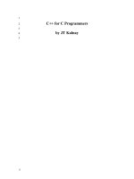 C++ for C Programmers by JT Kalnay pot