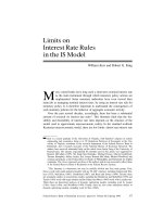 Limits on Interest Rate Rules in the ISModel potx