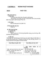 bài soạn đổi mới phương pháp Thủy tức, chương: Ngành ruột khoang