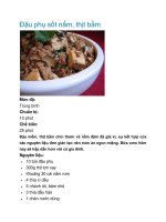 Đậu phụ sốt nấm, thịt bằm docx