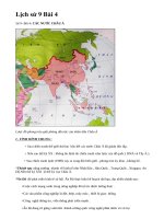 Lịch sử 9 Bài 4