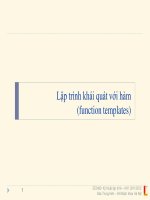 Kỹ thuật lập trình C/C++-Chương:Lập trình khái quát với hàm ppt