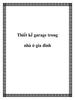 Thiết kế garage trong nhà ở gia đình potx
