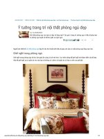Ý tưởng trang trí nội thất phòng ngủ đẹp docx
