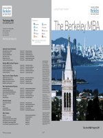The Berkeley MBA: Full-time MBA Program 2011 potx