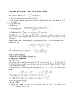 Đề Thi Thử Đại Học Khối A, A1, B, D Toán 2013 - Phần 20 - Đề 4 pot