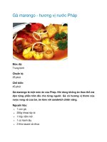 Gà marengo - hương vị nước Pháp pptx