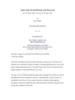 The Path to Happiness and Wealth pptx