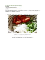 Cá viên chiên nấu măng và cà chua dễ làm