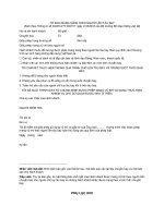 MẪU TỜ KHAI MANG SÚNG THEO NGƯỜI LÊN TÀU BAY pptx