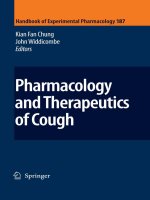 Pharmacology and Therapeutics of Cough doc