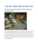Cầu nhỏ - điểm nhấn cho nhà vườn docx