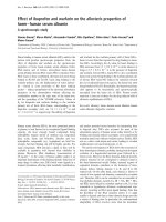 Báo cáo Y học: Effect of ibuprofen and warfarin on the allosteric properties of haem– human serum albumin A spectroscopic study potx