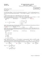 Đề thi thử đại học năm 2013 môn vật lý - khối A - mã đề 026 doc