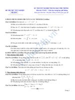 KỲ THI TỐT NGHIỆP TRUNG HỌC PHỔ THÔNG MÔN THI: TOÁN − ĐỀ SỐ 7 doc