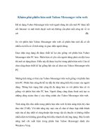 Khám phá phiên bản mới Yahoo Messenger trên web ppt