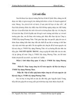 hoàn thiện công tác kế toán nguyên vật liệu tại công ty TNHH xây dựng Phương Thảo