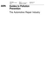 Guides to Pollution Prevention The Automotive Repair Industry doc