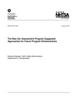 The New Car Assessment Program Suggested Approaches for Future Program Enhancements doc