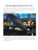 Các bảo tàng nên đến ở New York docx