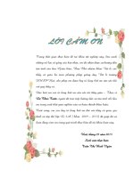 Đề tài: Khai thác và sử dụng các bài thí nghiệm nhằm hình thành và phát triển hứng thú học tập của học sinh trong giảng dạy môn vật lý THPT pptx