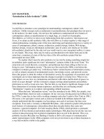 LEV MANOVICH, “Introduction to Info-Aesthetics” (2008) pptx