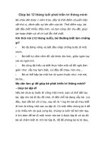 Giúp bé 12 tháng tuổi phát triển trí thông minh doc