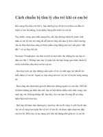 Cách chuẩn bị tâm lý cho trẻ khi có em bé doc