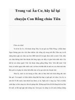 Trong vai Âu Cơ, hãy kể lại chuyện Con Rồng cháu Tiên ppt