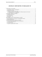 PHÂN TÍCH môi TRƯỜNG văn hóa QUỐC tế