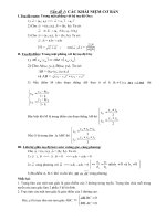 NHỮNG VẤN ĐỀ QUAN TRỌNG TRONG TỌA ĐỘ MẶT PHẲNG