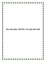 Mẹo nhỏ giúp ‘thổi hồn’ cho ngôi nhà xinh potx