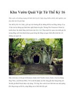 Khu Vườn Quái Vật Từ Thế Kỷ 16 pot