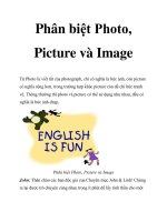 Phân biệt Photo, Picture và Image pptx