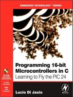   programming 16 bit mucrocontrollers in c - Lucio di jasio 