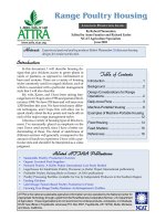 Range Poultry Housing LIVESTOCK PRODUCTION GUIDE docx