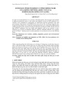 ĐÁNH GIÁ TÍNH ỔN ĐỊNH VÀ TÍNH THÍCH NGHI CỦA GIỐNG NẾP MTL (MIỀN TÂY LÚA) Ở ĐỒNG BẰNG SÔNG CỬU LONG pot