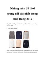 Những món đồ thời trang nổi bật nhất trong mùa Đông 2012 pdf