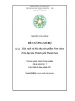 Đề tài: Sản xuất và tiêu thụ sản phẩm Nem chua Trên địa bàn Thành phố Thanh hóa potx