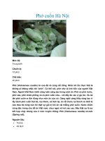 Phở cuốn Hà Nội pdf
