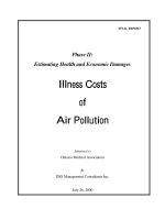 Phase II: Estimating Health and Economic Damages (ILLNESS COSTS OF AIR POLLUTION) pdf