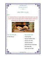 sự thành công của hệ thống nhà hàng kfc tại việt nam và rút ra bài học kinh nghiệm trong lĩnh vực kinh doanh thức ăn nhanh tại việt nam