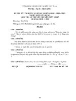 đề thi lí thuyết tốt nghiệp khóa 3 - điện dân dụng - mã đề thi ddd - lt (11)