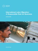 International Labor Migration: A Responsible Role for Business pdf