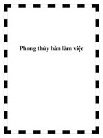 Phong thủy bàn làm việc docx