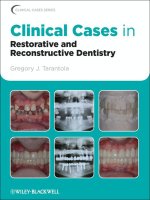 Clinical Cases in Restorative & Reconstructive Dentistry_1 potx