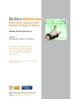 Berklee college of music   harmony tensions