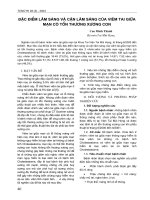 Đặc điểm lâm sàng và cận lâm sàng của viêm tai giữa mạn có tổn thương xương con ppt