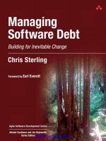 anaging Software Debt: Building for Inevitable Change doc
