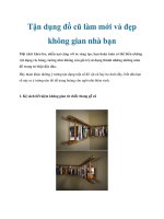 Tận dụng đồ cũ làm mới và đẹp không gian nhà bạn pdf